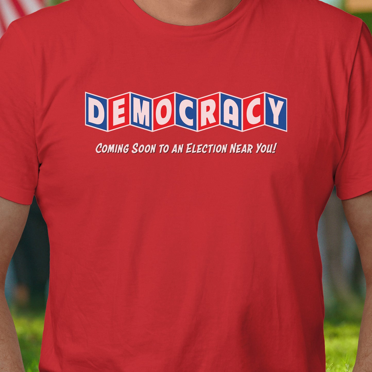 Democracy Marquee T-Shirt