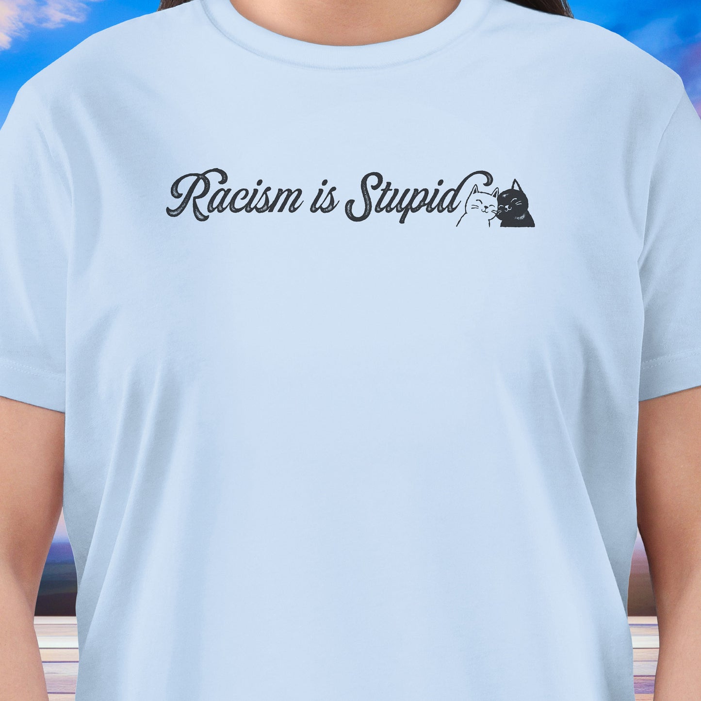 Racism is Stupid Cats T-Shirt