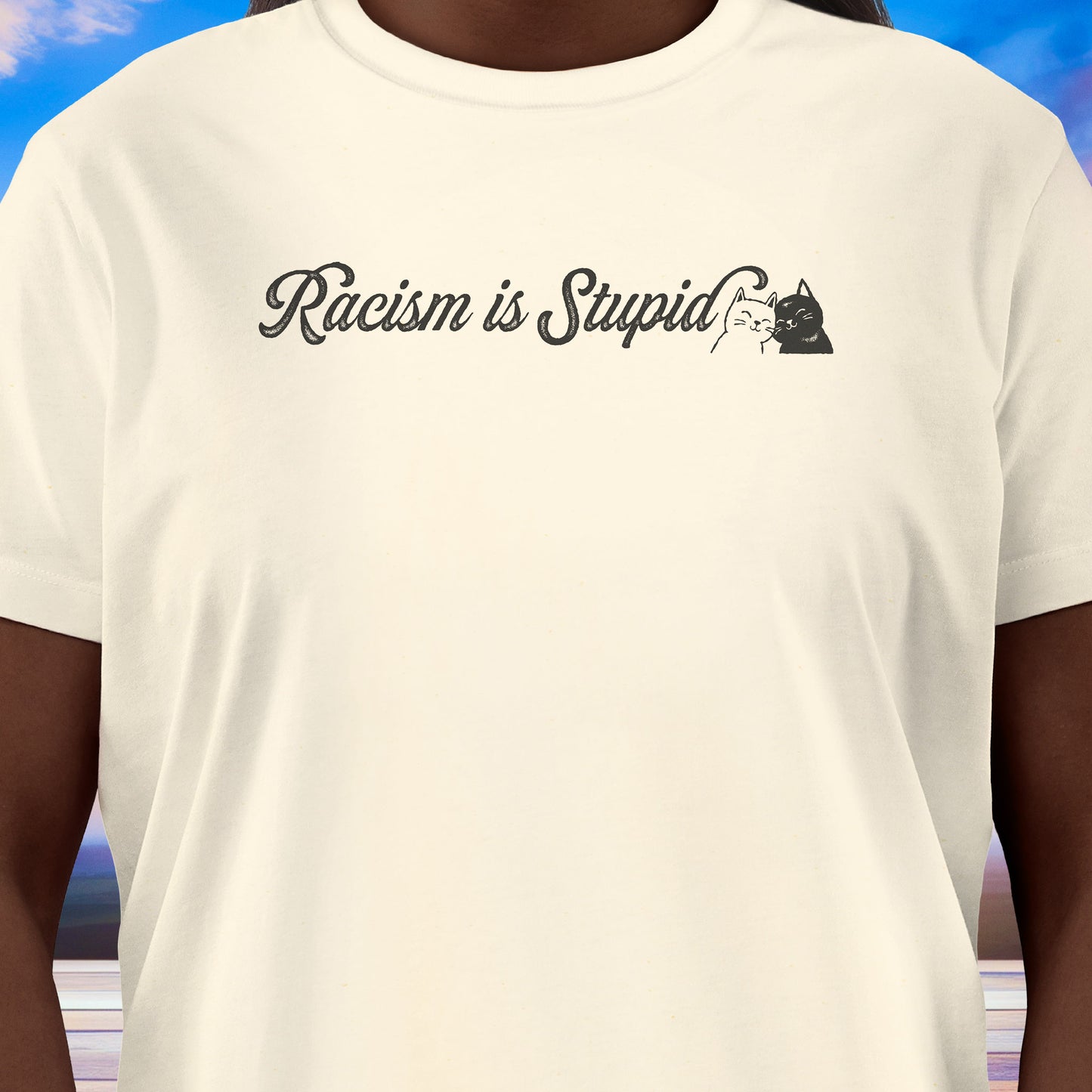 Racism is Stupid Cats T-Shirt