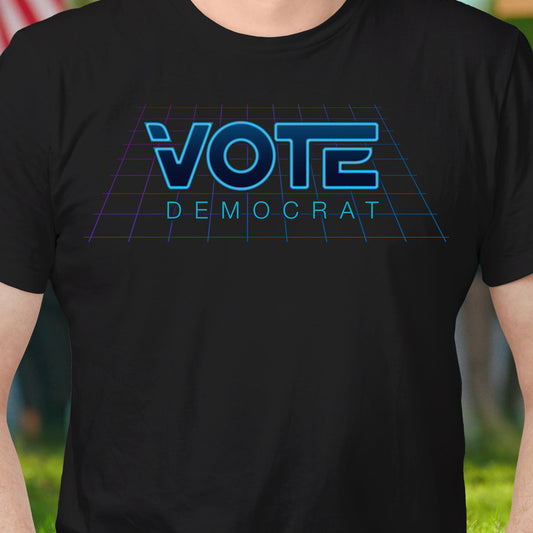 Vote Democrat (TRON) T-Shirt
