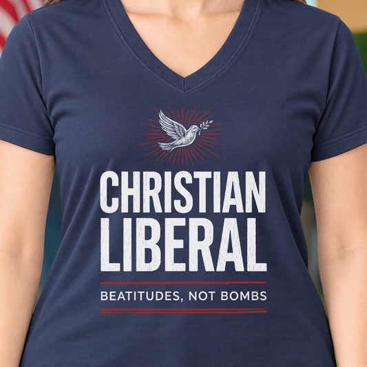 Christian Liberal V-Neck Tee