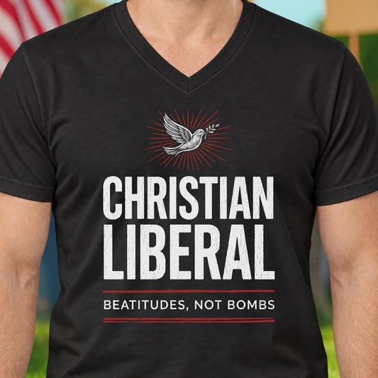 Christian Liberal V-Neck Tee