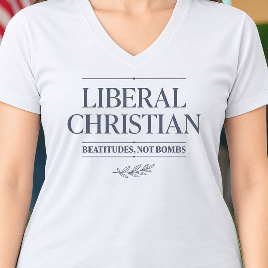 Liberal Christian V-Neck Tee