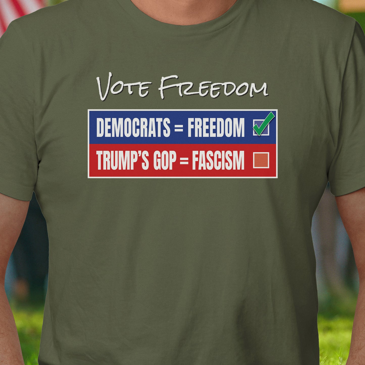 Vote Freedom (Dems vs. GOP) T-Shirt
