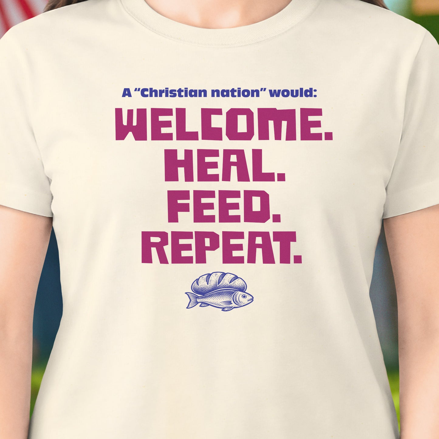 Welcome. Heal. Feed. Repeat. T-Shirt