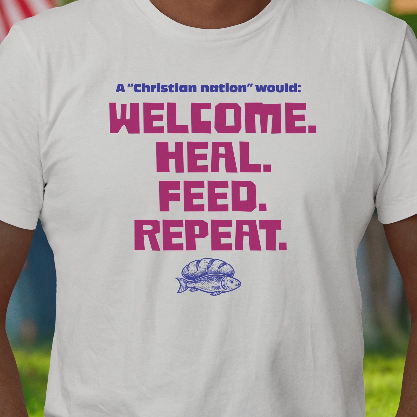 Welcome. Heal. Feed. Repeat. T-Shirt
